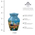 thumbnail image 2 of Train Funeral Cremation Urns For Human Ashes Adult Female - Green Mini Urn For Ashes For Women - Little Blue Urns For Adult Male - Keepsake Tiny Urn For Mom - 3 Inch, 2 of 7