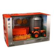 Kubota M5-111 Tractor and Grain Bin Playset