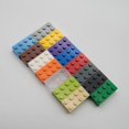 thumbnail image 3 of Bloques De Ladrillos Clásicos Ladrillos Negros A Granel Ladrillos De Construcción 2X4 Planos 100 Piezas Compatibles Con Piezas Y Piezas De Lego: Ladrillos Negros 2X4(Color:Negro), 3 of 3