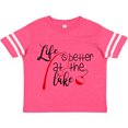 thumbnail image 3 of Inktastic Life Is Better at the Lake Fishing Pole with Bobber Boys or Girls Toddler T-Shirt, 3 of 5