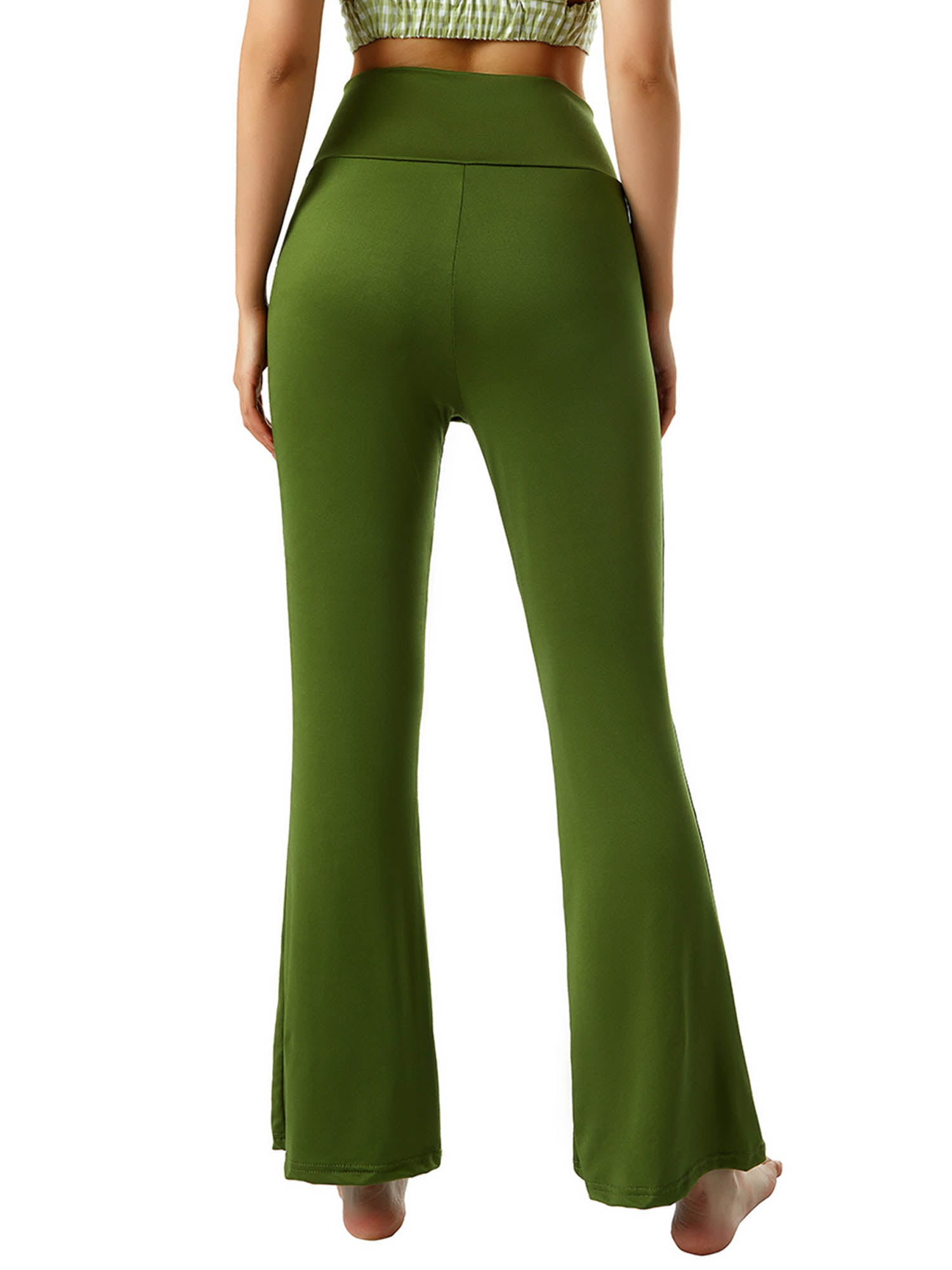 NECHOLOGY Green Yoga Pants for Women Women Yoga High Printing Leggings  Stretch Waist Loose Cotton Pants Women Yoga 