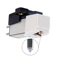 thumbnail image 1 of Dynamic Magnetic Cartridge Phonograph Special Semi-drill Cone Dynamic Magnetic Cartridge Black Film Record Player Needle ,Simple Setup, 1 of 5