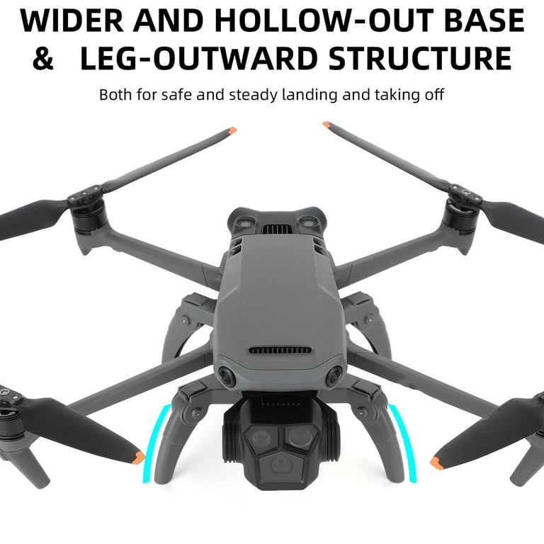 Pontos High rise Drone Tripod Spider shaped Foldable Enhanced Stability Protection Increases Height Drone Accessories for DJI Mavic 3 Pro