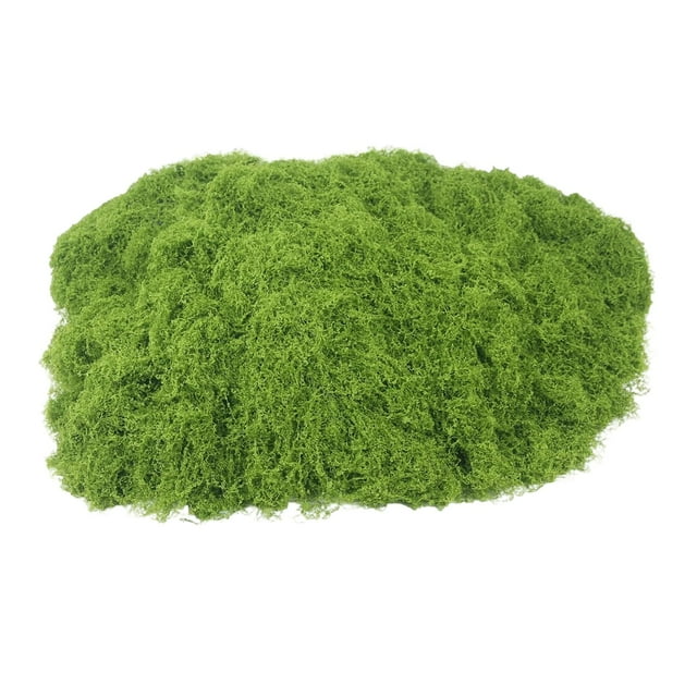 Plantas verdes artificiales 100G Relleno de musgo falso Decoración Plantas de líquenes verdes falsos para