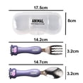 thumbnail image 2 of Toddler Utensils Kids Spoon and Fork Set ,Stainless Steel Silverware, 2 of 5