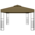 thumbnail image 2 of vidaXL Gazebo 3x4 m Taupe 180 g/m², 2 of 4