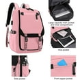 thumbnail image 4 of SANMADROLA School Backpack Bookbag, Heavy Duty Backpack 21L Schoolbag Bookbag with USB Charge Port, 4 of 8