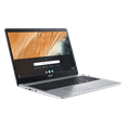 thumbnail image 4 of Acer 315 15.6" Celeron 4GB/32GB Chromebook, 15.6" HD Display, Intel Celeron N4000, 4GB LPDDR4, 32GB eMMC, Protective Sleeve, Pure Silver, Chrome OS - CB315-3H-C2C3, 4 of 13