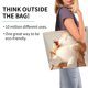 thumbnail image 2 of Balery Relaxing Cat With Tea Bolsa Tote Estilo Estético con Cremalleras, Bolsa de Hombro, Bolsa de Compras Grande y Plegable, 2 of 8