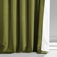 thumbnail image 6 of Half Price Drapes Signature Jalapeno Green Plush Velvet Hotel Blackout Curtains(1 Panel),50W X 84L, 6 of 6