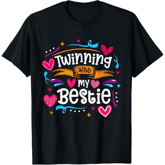 Exquisite and comfortable-Twinning Bestie Twins Day Friends Matching T-Shirt