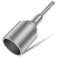 thumbnail image 1 of Ground Rod Driver 30/45/65mm Heavy Duty SDS-Plus T Post Ground Rod Driver Tool Forged Steel Drill Bit Driver Durable Hammer Drill Rod Converter for Hammer Drill, 1 of 11