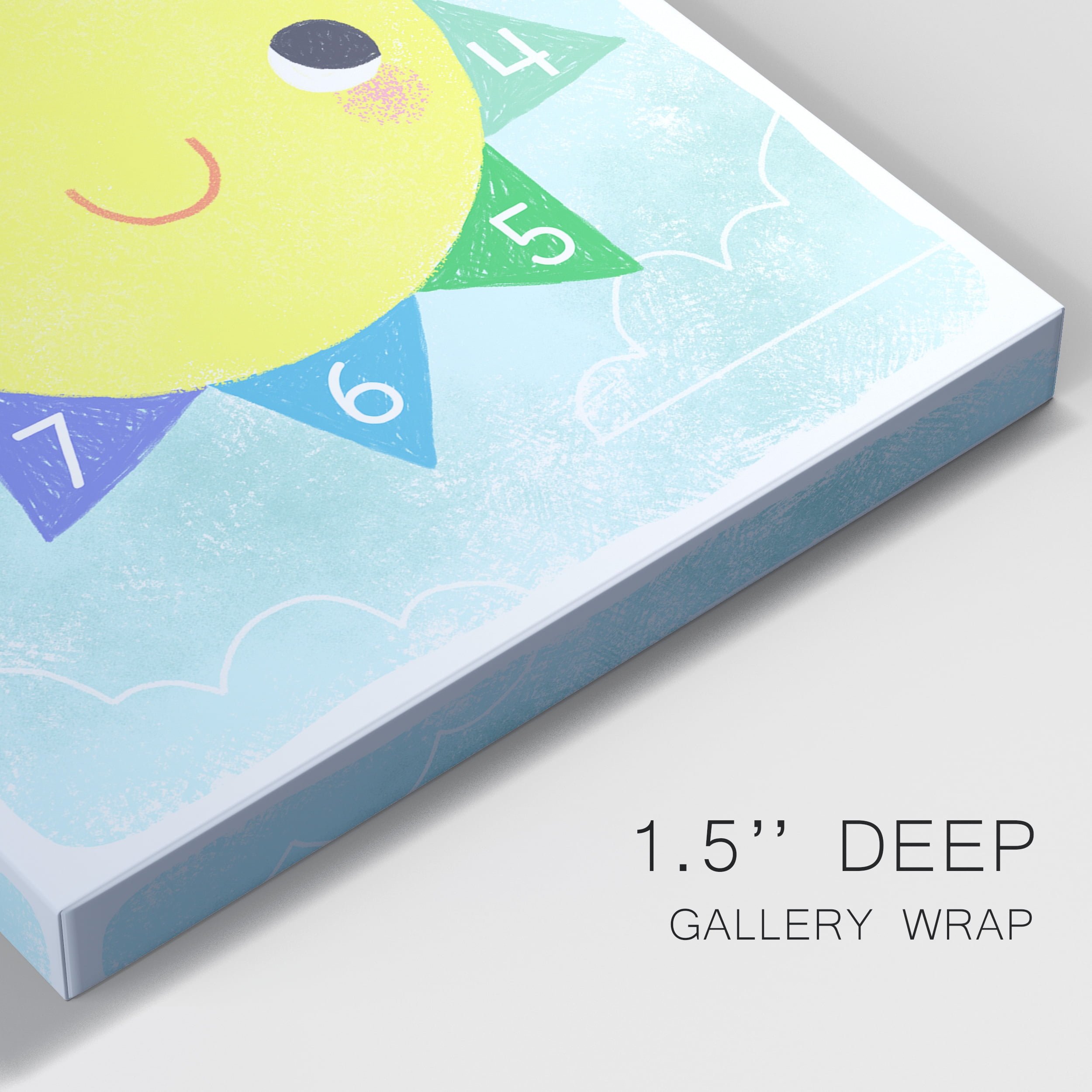 Counting Sun Premium Gallery Wrapped Canvas - Ready to Hang - 40 x 60