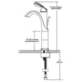 thumbnail image 4 of Moen 6400ORB Rubbed Bronze one-handle bathroom faucet, 4 of 7