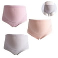 thumbnail image 2 of 3 Pcs Culottes de Maternité en Coton pour Femmes Styles Classiques Taille Haute sous-Vêtements de Maternité Multi-Pack, 2 of 9