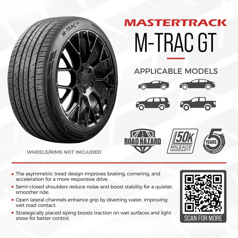 Free Shipping! Mastertrack M-TRAC GT High Performance 305/40R22