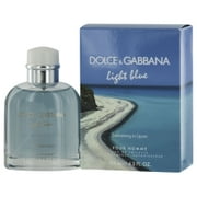 ( PACK 3) D & G LIGHT BLUE SWIMMING IN LIPARI POUR HOMME EDT SPRAY 4.2 OZ (LIMITED EDITION) By Dolce & Gabbana