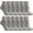 Gray, variant on 6 Pairs of Kids Sports Ankle Socks, Wholesale Bulk Pack Athletic Sock for Girls and Boys, by excell (Gray, 4-6)