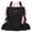 Black and Pink, variant on REMANLAND Women's White and Blue Backpack Purse with Tassel, Top Handle, Detachable Shoulder Strap and Side Pockets