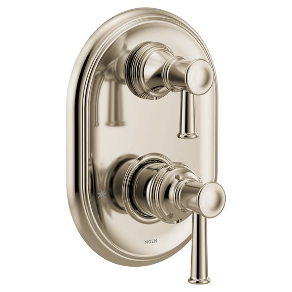 Moen UT3322 Nickel Manual 2-Modes 2-Handles Shower Valve Trim