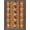 Brown, Pattern 1, variant on ODIKA Farmhouse Plaid Vintage Border Retro Panel Motif Plank Frame Door Flowing Pet Friendly & Kids Safe Play for Playroom, Bedroom, Reading Nook