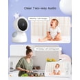thumbnail image 2 of Baby Monitor ARENTI D3 de 3 MP, WiFi 6, aplicación para smartphone, visión nocturna, 2 of 8