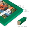 thumbnail image 3 of Grooved 5 in. x 7 in. Green Picture Frame (Set of 2), 3 of 8