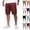E05 - Wine, variant on Cargo Shorts for Men Relaxed Fit Fishing Chino Shorts with Pockets Knee Length Summer Casual Work Bermudas,Army Green,L