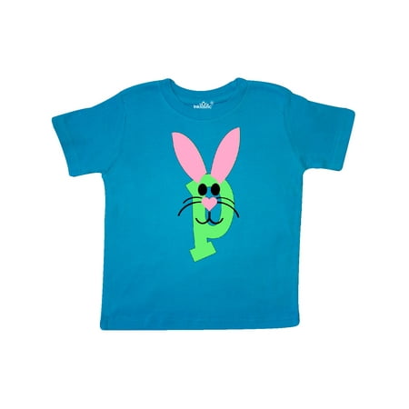 

Inktastic Easter Bunny Letter P Gift Toddler Boy or Toddler Girl T-Shirt