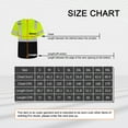 thumbnail image 6 of TCCFCCT Hi Vis Shirts for Men Class 3 High Visibility Shirt with Pocket, Short Sleeve Construction Work Shirts with Reflective Strips, Durable Reflective Shirts, Breathable, DX-(Yellow/Black) XXL, 6 of 7