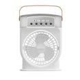 thumbnail image 3 of Fan Air Cooler Portable Air Conditioner Fan Portable Air Conditioner Fan For Desk Nightstand Coffee Table Small Reversible Window Fan off Clip on Fan Small Metal Fan Hat Clip for Travel Floor Drying, 3 of 3