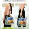 thumbnail image 4 of FORMRS Womens Corduroy Tote Bag Crossbody Shoulder Handbag with Pocket, Colorful Landscape, 4 of 7