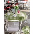 thumbnail image 5 of Outdoor Tablecloth with Umbrella Hole for Patio/Picnic/Party/Camping, Sage Green Waterproof Table Cloth Round Cover Washable, Modern Abstract Minimalist Aesthetic Art (Dia 54"), 5 of 9