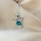 thumbnail image 4 of Collar para mujer con personalidad, con tregones y colibrí, collares con colgantes de pájaros, 4 of 7