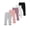 Gray, variant on Infant Girls Clothes Baby Pants 5-Pack Leggings Toddler Casual Pants 6 9 12 18 24 Months 2T 3T Solid Color Pants White