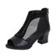 thumbnail image 3 of Zapatos de baile latino de malla a la moda, zapatos de mujer para bailar salón de baile, zapatos de baile de tacón alto modernos para mujer Tango Salsa, 3 of 5