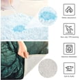 thumbnail image 4 of Dreamtimes Toiletry Mat Painting Bulldog Print, Luxury U-Shaped Toilet Rug, Soft Comfortable Contour Mat for Bathroom Floor, 17.3"x13.4", Non-Slip Absorbent Bath Carpet, Dry Quickly, Machine Washable, 4 of 4