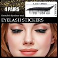 thumbnail image 2 of Pegatinas reutilizables para delineador de ojos ZHCH 4 pares autoadhesivas, 2 of 5