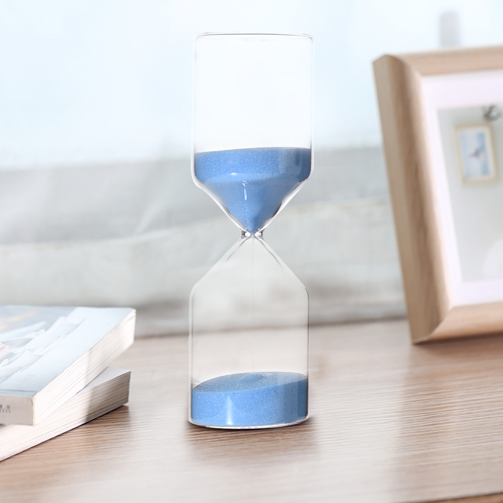 Cylinder Shape Sand Timer Sand Clock, Exquisite Studying Calculating