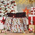 thumbnail image 6 of KLL Cute Autumn Gnomes for Christmas Gift Bag,Christmas Burlap Goody Gift Bags with Plaid Drawstrings for Xmas Presents Holiday Party Favor Treats Candy-Black, 6 of 8