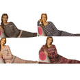 thumbnail image 3 of Cuddl Duds Women's Brushed Sweater Knit Long Sleeve Pajama Set, 2 Piece (Navy Print, M (10-12)), 3 of 3