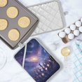 thumbnail image 5 of 2Pack Heat-Resistant Quilted Cotton Potholders - Stylish Kitchen Grips for Hot Pots & Pans Ovens Star Performances, 5 of 7