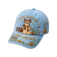 thumbnail image 3 of CAIXIA 3D Embroidered Baseball Cap for Men Women - Adjustable Cotton Washed Dad Hat,One Size, 3 of 6
