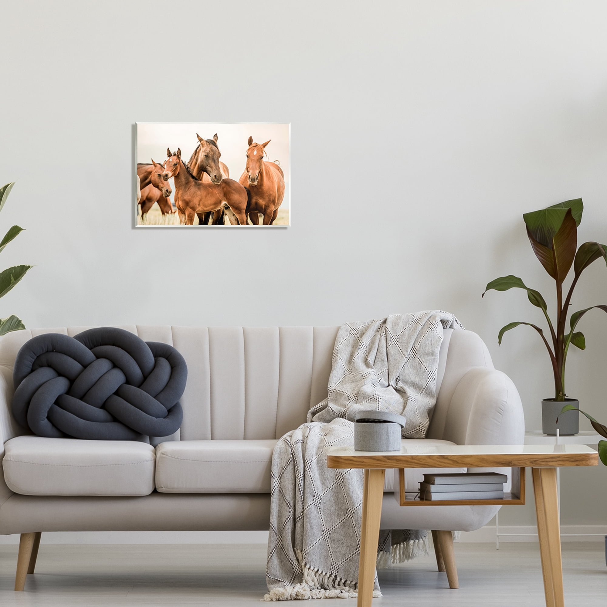 Stupell Industries Horse & Foals Photography Animals & Insects Photography Unframed Art Print Wall Art, 19 x 13