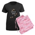 thumbnail image 5 of CafePress - Yorkie Mom Wh Pajamas - Women's Short Sleeve Print T-Shirt and Pants Dark Cotton Pajama Set, 5 of 7