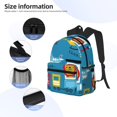 thumbnail image 3 of Balery Transportations With Cute Animals Mochila para Mujeres y Hombres, Mochila Ligera Casual para Viajes, Mochila Clásica Básica para la Universidad, 3 of 6