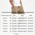thumbnail image 3 of KeShDi Big And Tall Cargo Pants Children Loose Casual Fashionable Elastic Waist Casual Sports Workwear Pants Kids Navy 9-10 Years, 3 of 8