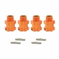 thumbnail image 2 of Hex Wheel Hub Adapter, Orange 4PCS Easy To Disassemble Aluminium Alloy High Strength Wheel Hex Drive Hub Adapter  for Auto Parts, 2 of 7