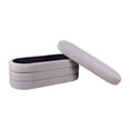 thumbnail image 3 of Techni Home Velvet Ottoman Bench with Storage, Taupe, 3 of 5