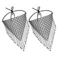 thumbnail image 5 of Here's a refined and professional product description for your **Rhinestone Mesh Face Mask with Tassel Chain**:\n\n \n\n### **2pcs Rhinestone Mesh Face, 5 of 5